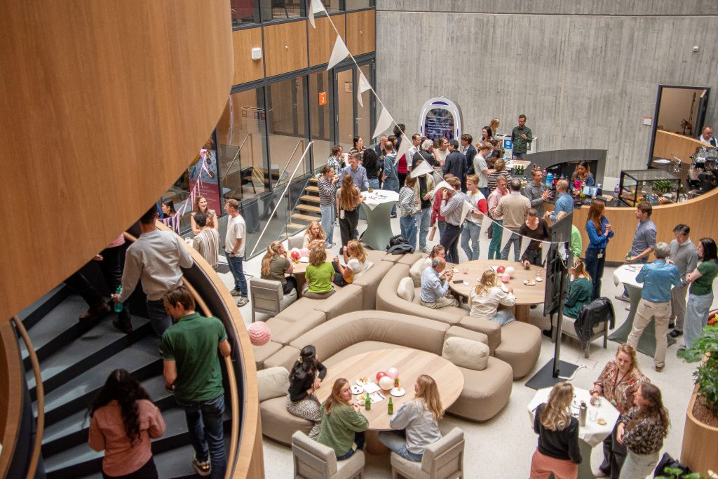 One year celebration of the Adore building